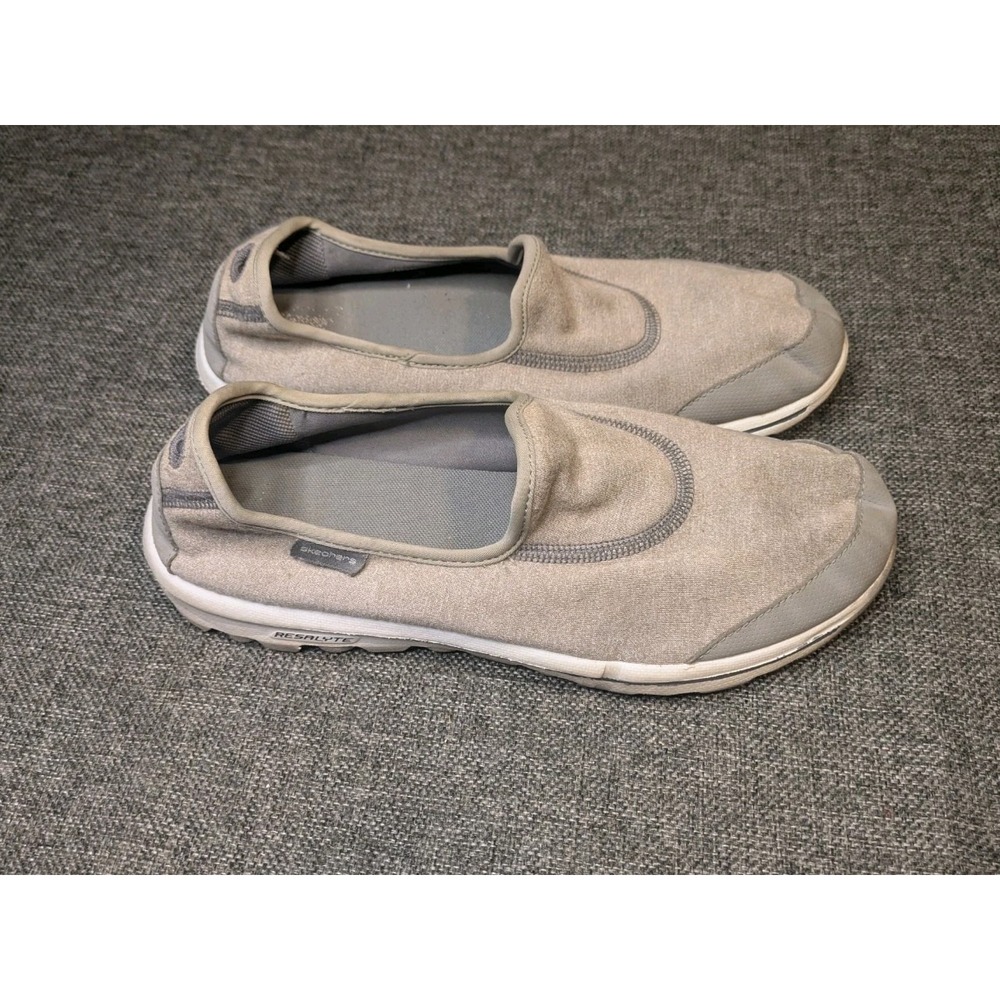 Skechers Go Walk 2 Goga Mat Gray Slip on Comfort Shoe Size 9 US 13498 Outdoor